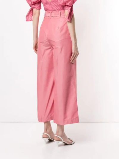 Shop Rachel Gilbert Jorja Belted Trousers In Pink
