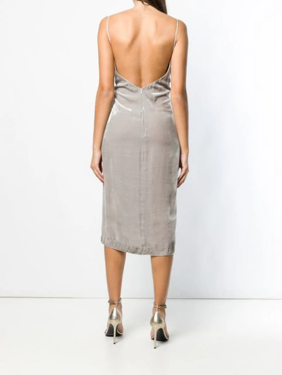 Shop Parlor Cocktail Slip Dress In Grey