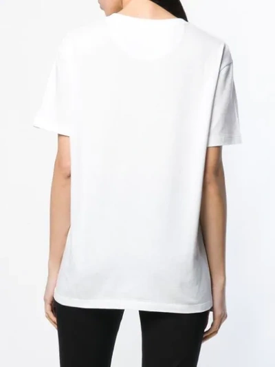 Shop Valentino Multi Logo T-shirt In White