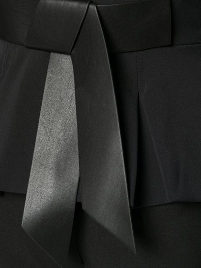 Shop Elisabetta Franchi Concealed Front Blazer In Black