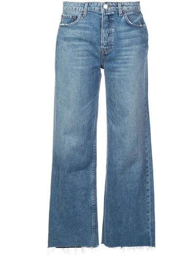 Shop Reformation 'fawcett' Jeans In Blue