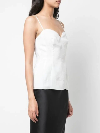 Shop Theory Fitted Slip Top In White