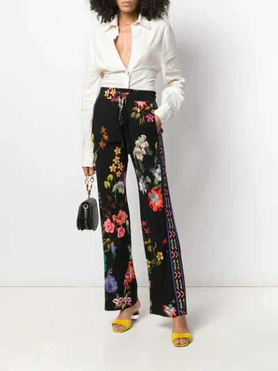 Shop Etro Hose Mit Geradem Bein In Black