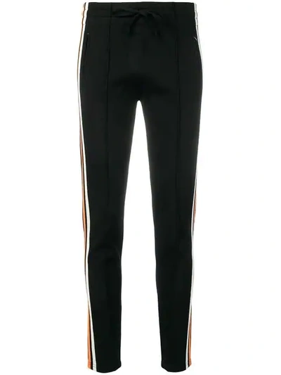 Shop Isabel Marant Étoile Skinny Track Trousers In Black