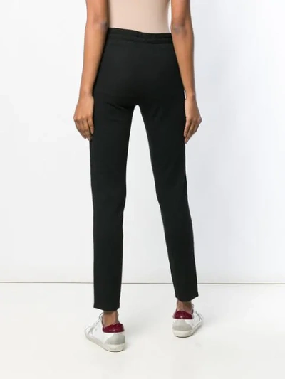 Shop Isabel Marant Étoile Skinny Track Trousers In Black