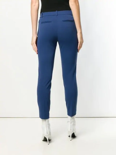 Shop Pinko Skinny Trousers In Blue