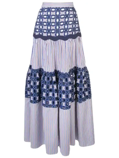 Shop Alexis Kyndal Full Skirt In Blue