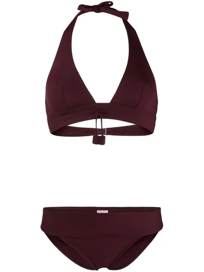 Shop Eres Triangle Top Bikini In Purple