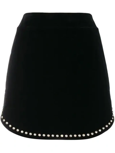 Shop Saint Laurent Short Skirt In Black