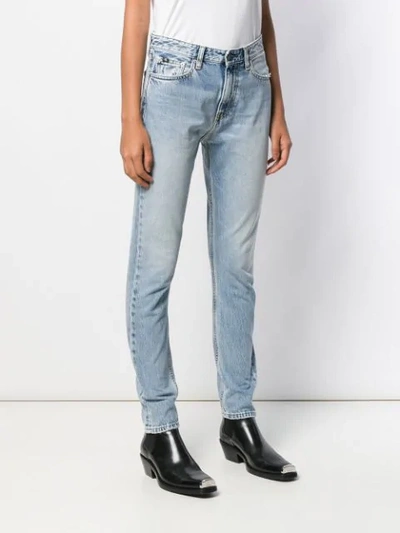 Shop Calvin Klein Jeans Est.1978 Faded Slim Fit Jeans In Blue