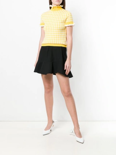 Shop Shrimps Mary Knitted Top In Yellow