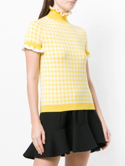Shop Shrimps Mary Knitted Top In Yellow