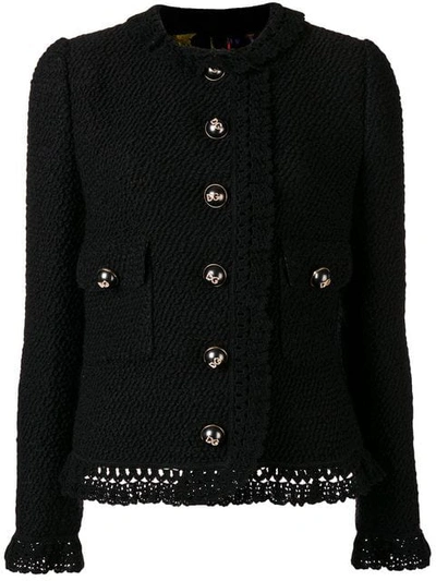 Shop Dolce & Gabbana Classic Buttoned Jacket In Black