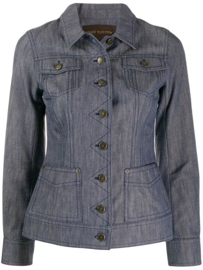 Pre-owned Louis Vuitton 2000's  Denim Jacket In Blue