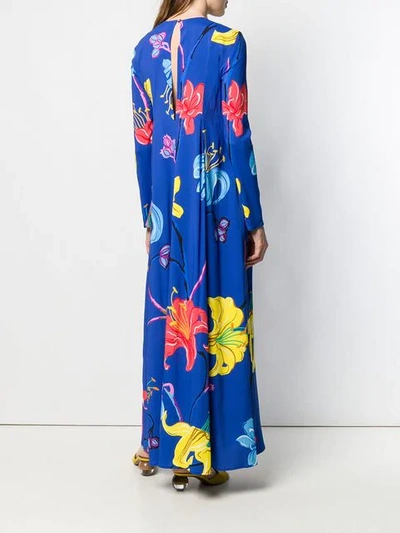 LA DOUBLEJ PANELLED SHIFT DRESS - 蓝色