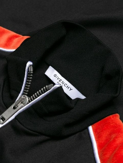 Shop Givenchy 4g Embroidered Track Jacket In Black