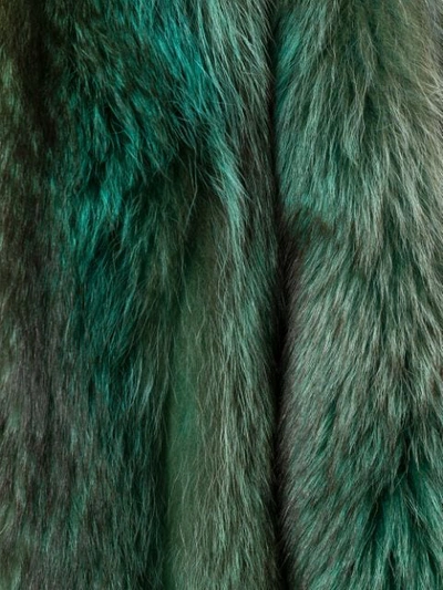 Pre-owned A.n.g.e.l.o. Vintage Cult 1970s Fur Coat In Green