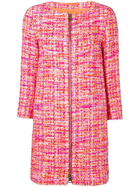 pink boucle jacket