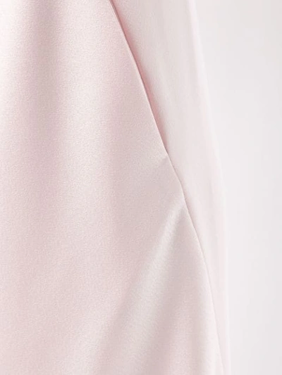 Shop Christopher Esber Bias Satin Trousers In Pink