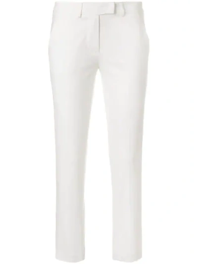 Shop Blanca Cropped Trousers In White