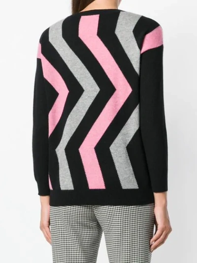 Shop Steffen Schraut Geometric Sweater In Black