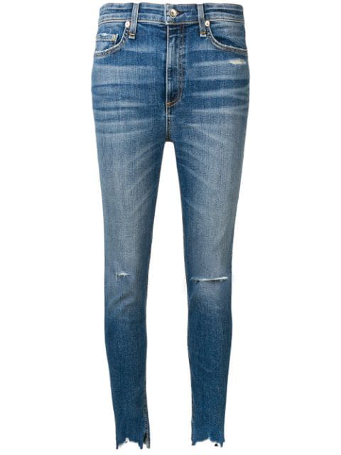 rag and bone frayed hem jeans