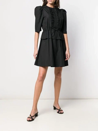Shop See By Chloé Puff Sleeve Dress In Black
