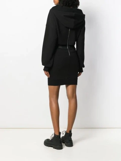 Shop Rta Long-sleeve Fitted Dress In Black