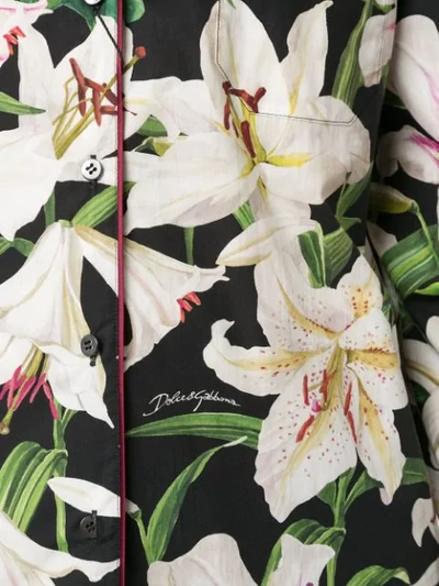 Shop Dolce & Gabbana Floral Print Shirt In Multicolour