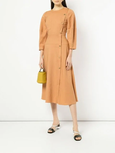 Shop Rejina Pyo Michaela Dress In Linen Sienna