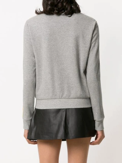 Shop Andrea Bogosian Hooded Sweatshirt In Grey