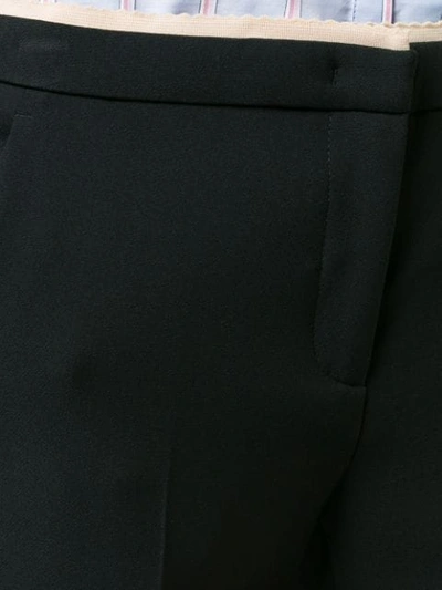 Shop N°21 Cropped Tailored Trousers In Black