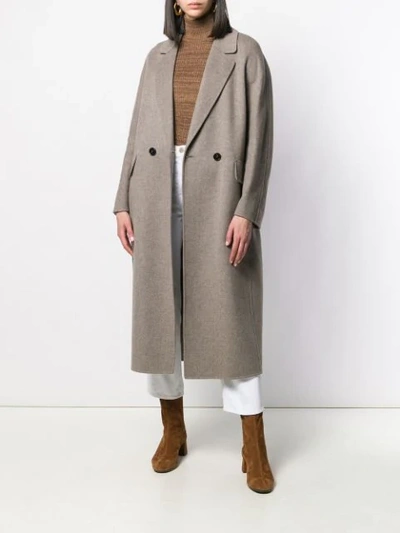 Shop Max Mara 's  Cocoon Coat - Neutrals