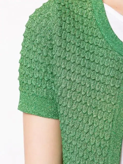 Shop Missoni Small Cardigan In Lurex In Green