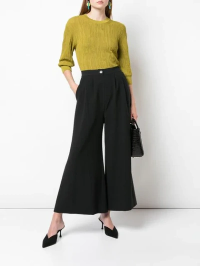 Shop Rachel Comey Benson Knitted Top In Green