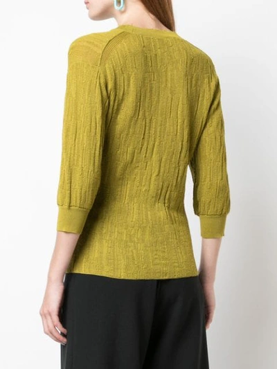 Shop Rachel Comey Benson Knitted Top In Green