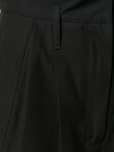 Shop Givenchy Wide Leg High Waisted Trousers In Black