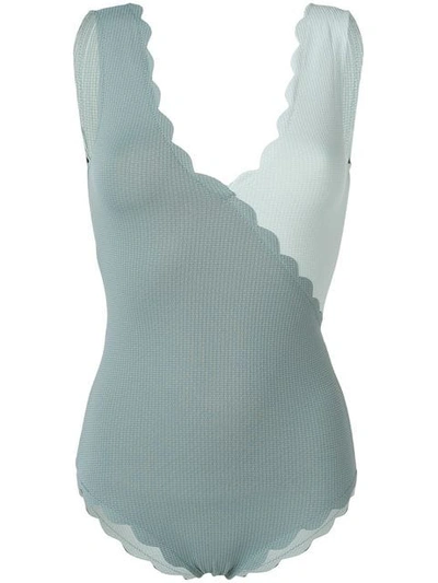 Shop Marysia Canyon Point Swimsuit In Blue