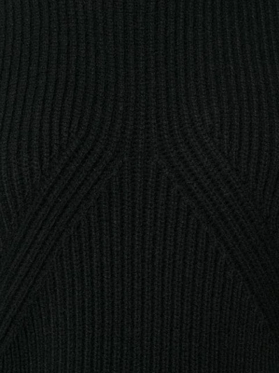 Shop Derek Lam Cashmere Sleeveless Ribbed Tunic In Black