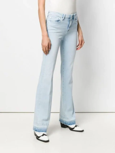 Shop 7 For All Mankind San Clamente Flared Jeans - Blue