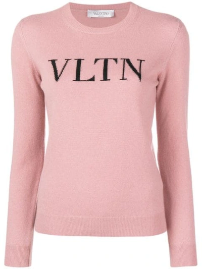 Shop Valentino Vltn Jumper - Pink