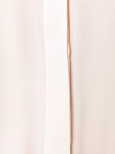 Shop Chloé Neck Tie Dress In Neutrals