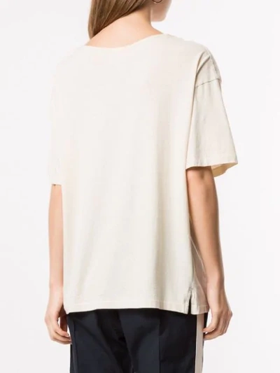 Shop Bassike T-shirt Mit Lockerem Schnitt - Nude In Neutrals