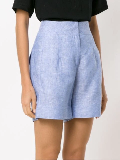 Shop Alcaçuz Formoso Shorts In Blue