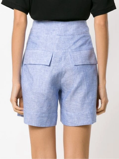 Shop Alcaçuz Formoso Shorts In Blue