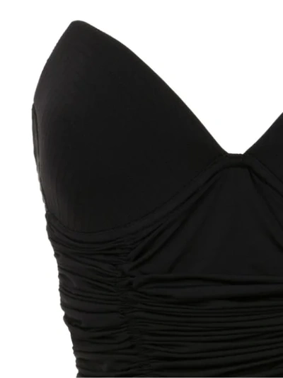 Shop Amir Slama Sleeveless Swimsuit In Black