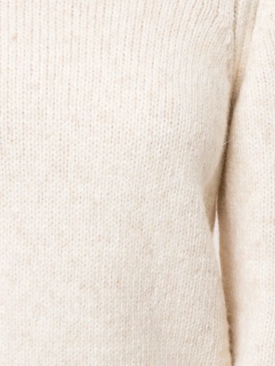 Shop N°21 Side Button Polo Neck Jumper In White