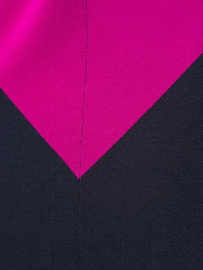 LAYEUR 拼色半身裙 - 紫色