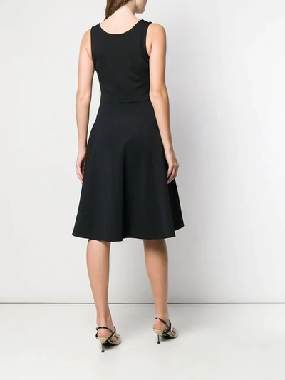 Shop Prada Neck Strap Dress - Black