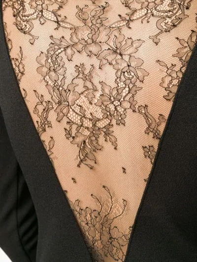 Shop Givenchy Lace Back Jumper - Black